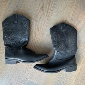Black Cowboy Boots